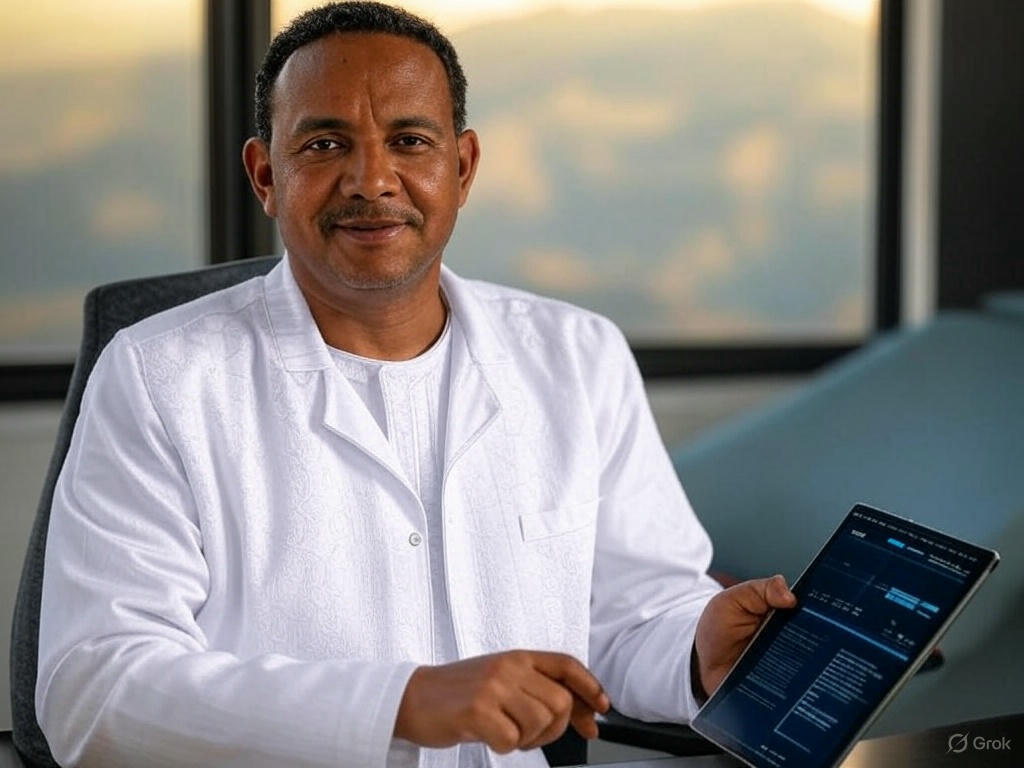 Medical professional providing healthcare services