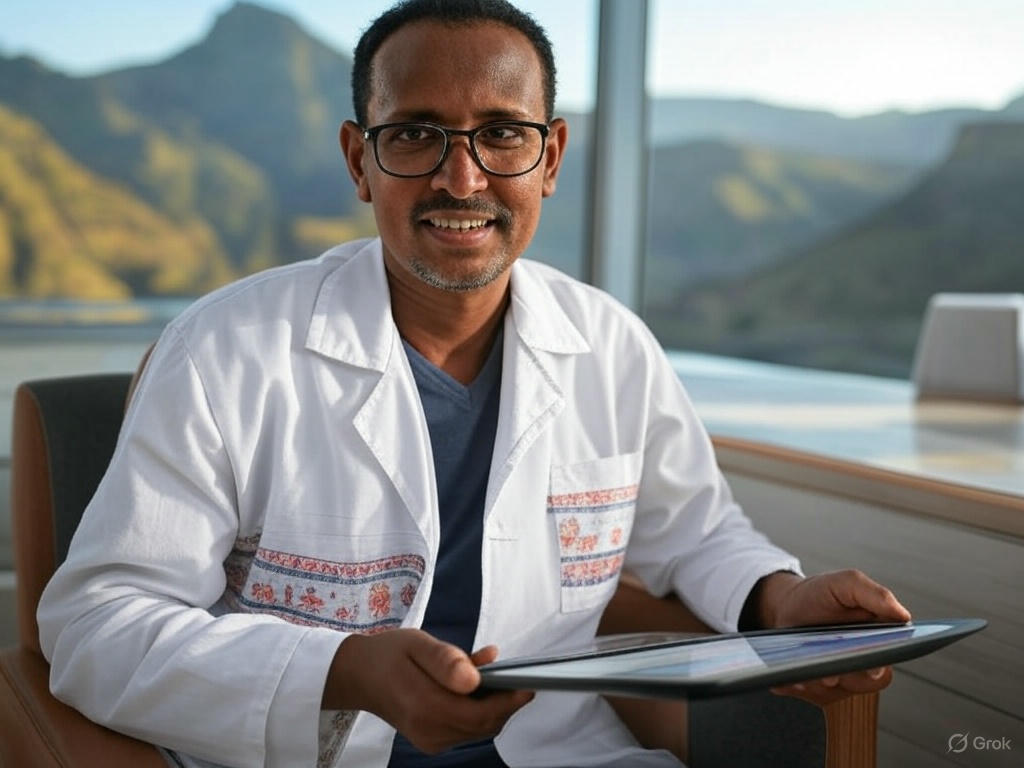 Professional medical team at work